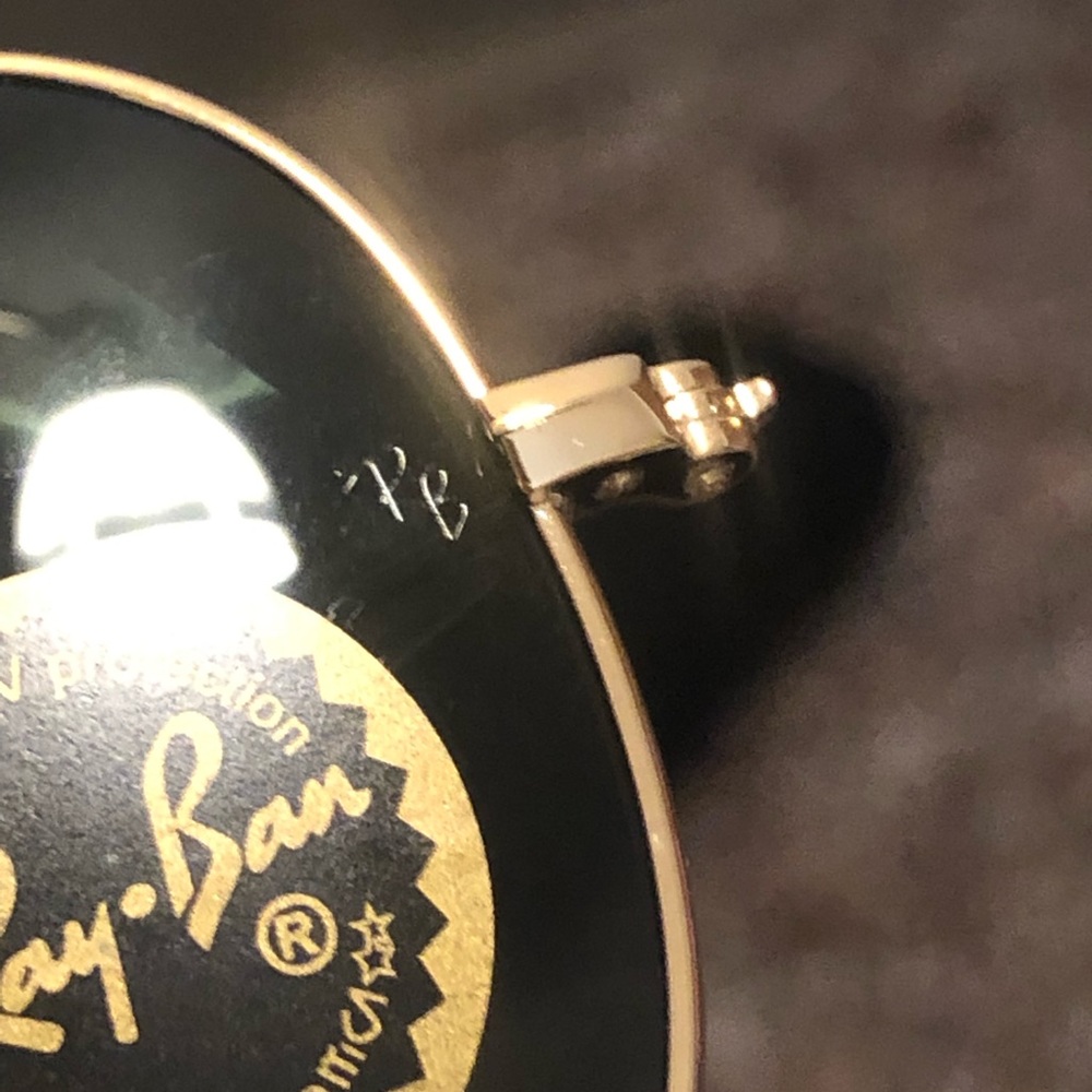 BRAND NEW 100% AUTHENTIC RAY BAN AVIATORS- 58mm - Picture 3 of 6